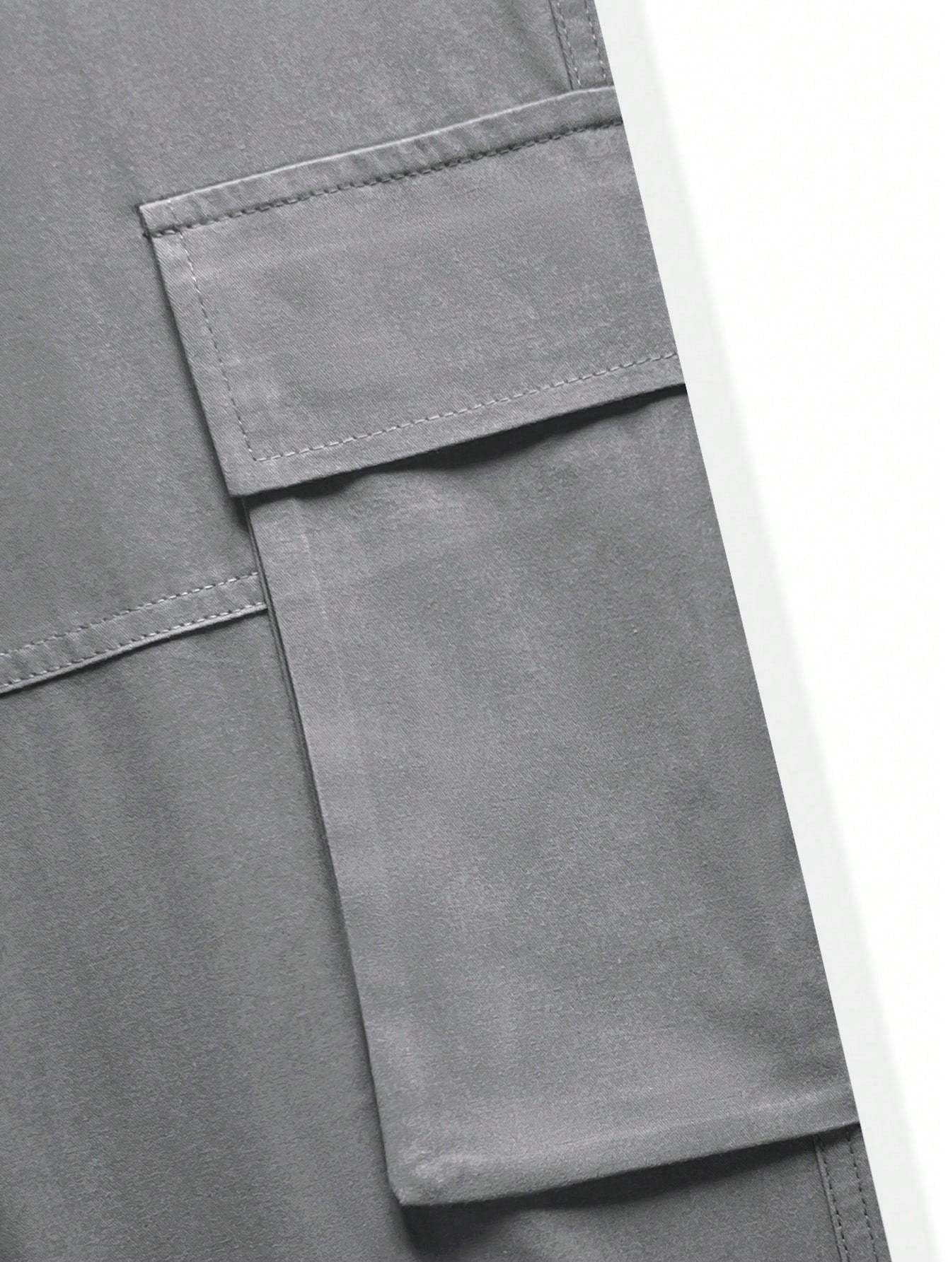 Flap Pocket Side Cargo Pants-Vacay Outfit