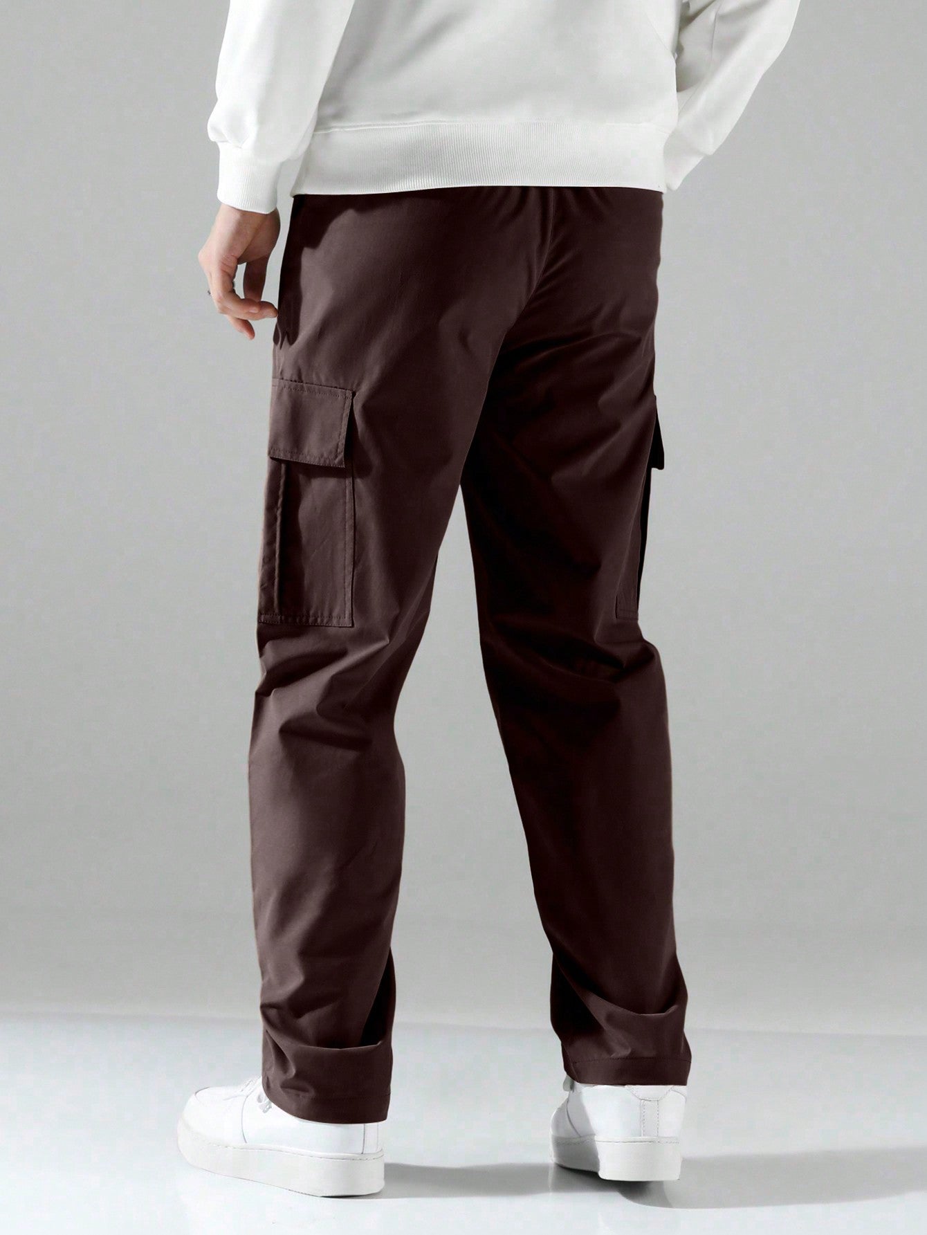 Flap Pocket Side Cargo Pants-Vacay Outfit