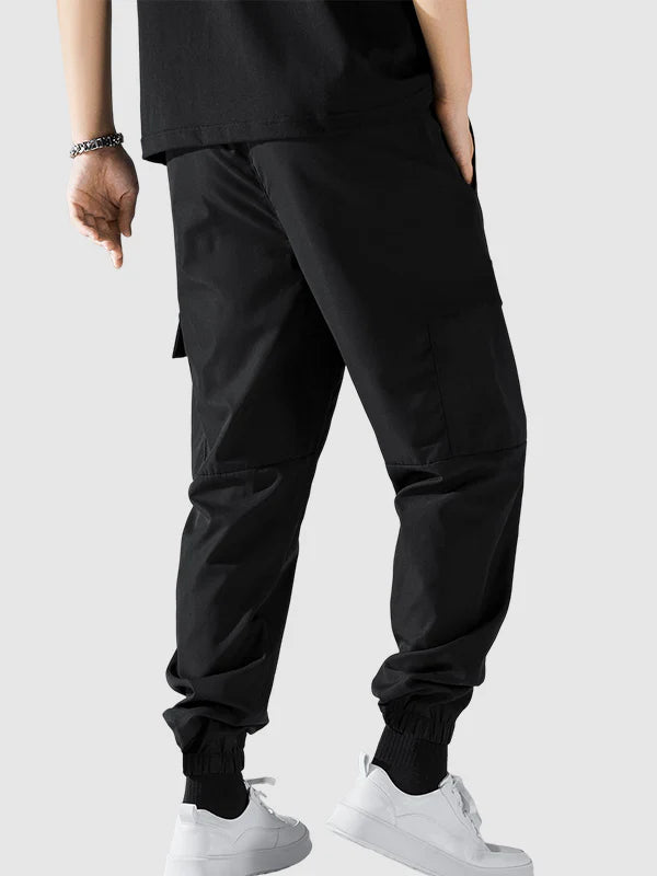 Flap Pocket Street Style Cargo Pants-Vacay Outfit