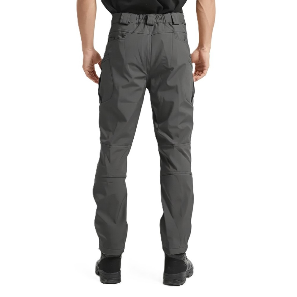 Fleece Lined Cargo Pants for Men with Tactical Design for Winter and Outdoor Hiking
