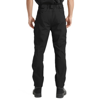 Fleece Lined Cargo Pants for Men with Tactical Design for Winter and Outdoor Hiking