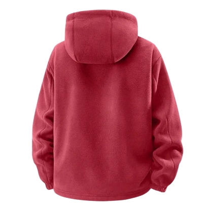 Full Zip Thermal Fleece Jacket With Packets For Men