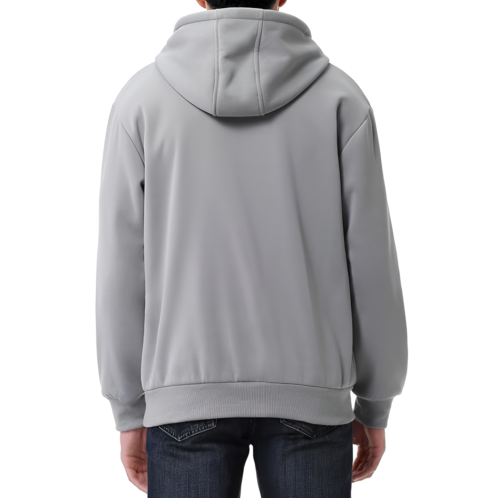 Men Fashion Hoodies Sweatshirts Loose Fit Heavyweight Quarter-Zip Sweatshirt Fleece-Lined Pullover