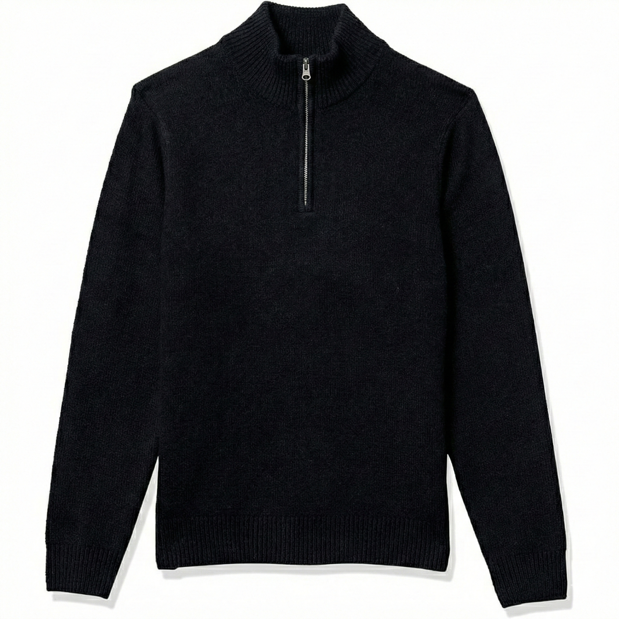 Long Sleeve Quarter Zip Knit Sweater