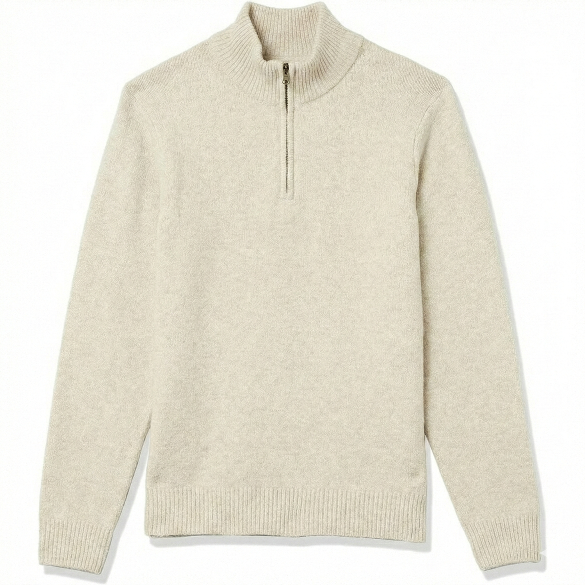 Long Sleeve Quarter Zip Knit Sweater