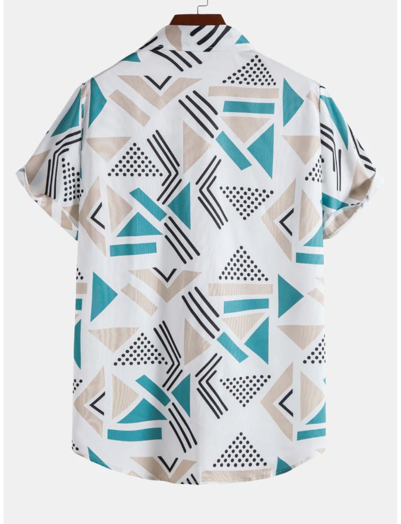 Geometric Patterned Shirt-Vacay Outfit