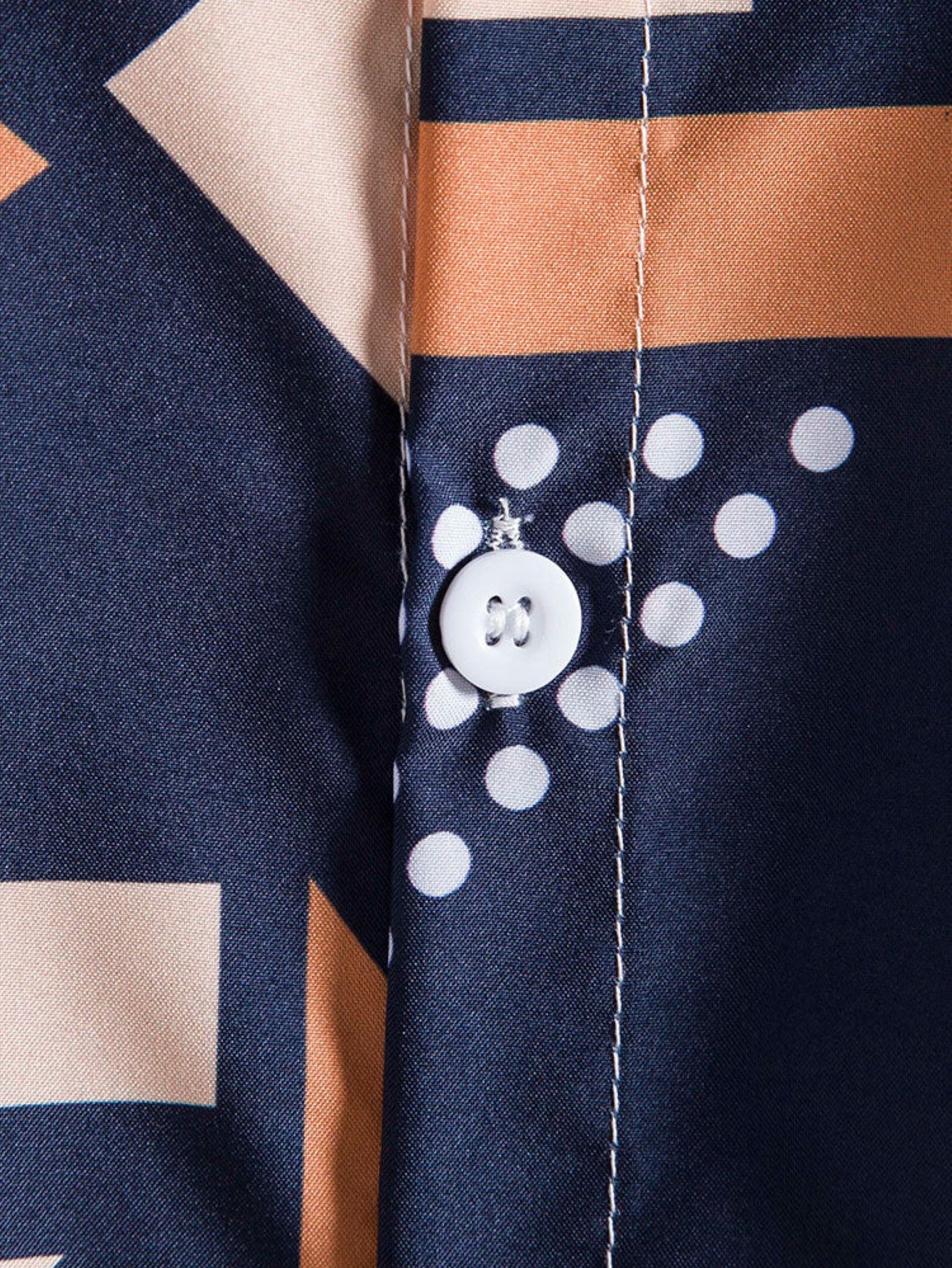 Geometric Printed Shirt-Vacay Outfit