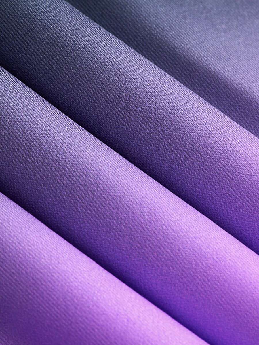 Gradient Letter Printed T Shirts-Vacay Outfit