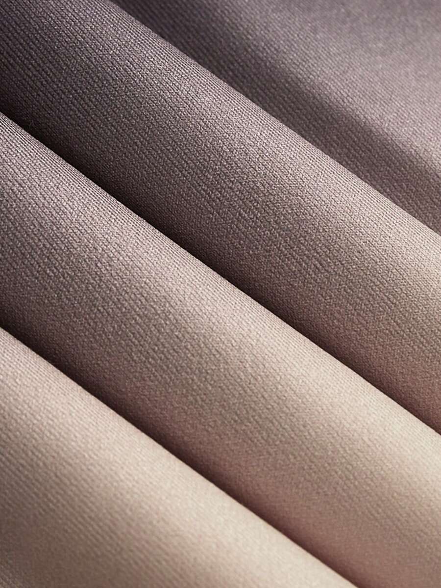 Gradient Letter Print T Shirts-Vacay Outfit