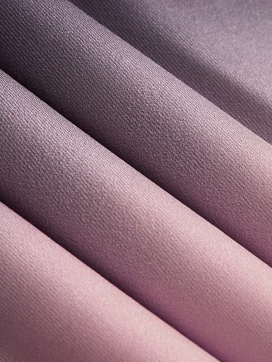 Gradient Letter Print T Shirts-Vacay Outfit