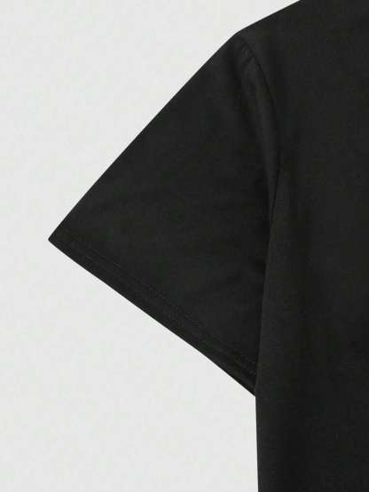 Graphic Letter Print T Shirt-Vacay Outfit