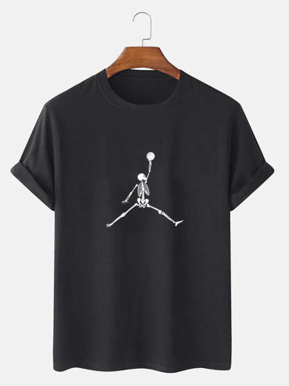 Basketball Printed T-Shirt-Vacay Outfit