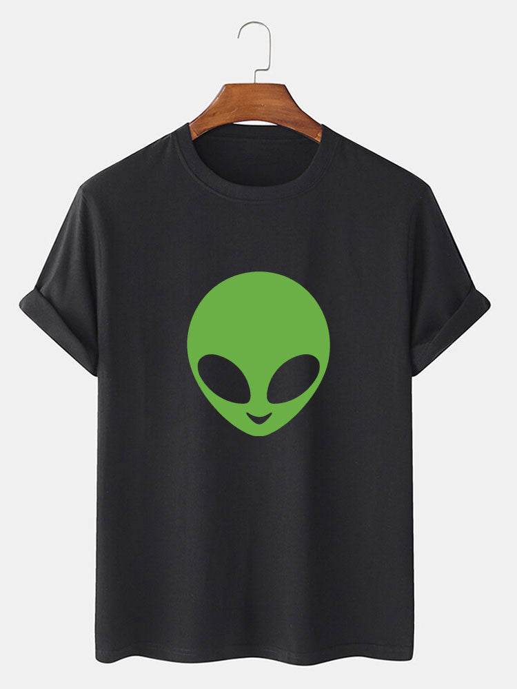 Alien Print T-Shirt-Vacay Outfit