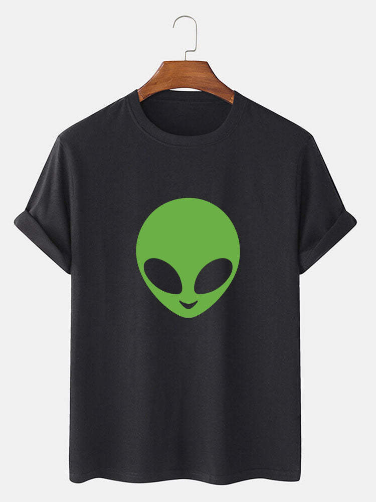 Alien Print T-Shirt-Vacay Outfit