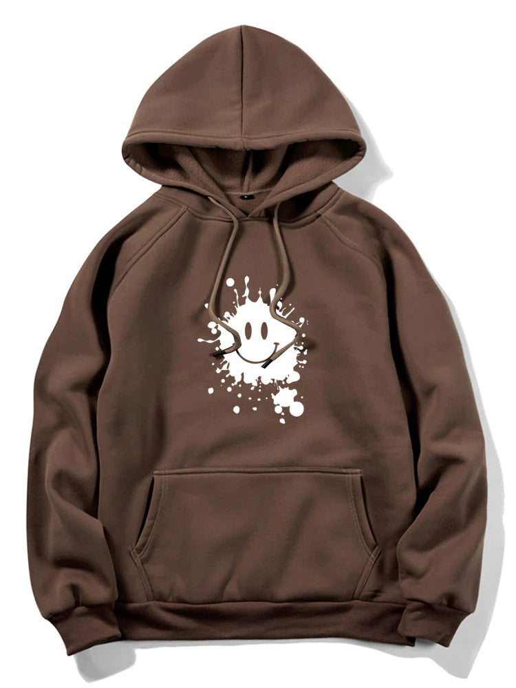 Mud Splash Smiley Hoodie-Vacay Outfit