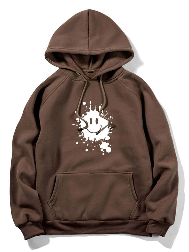 Mud Splash Smiley Hoodie-Vacay Outfit