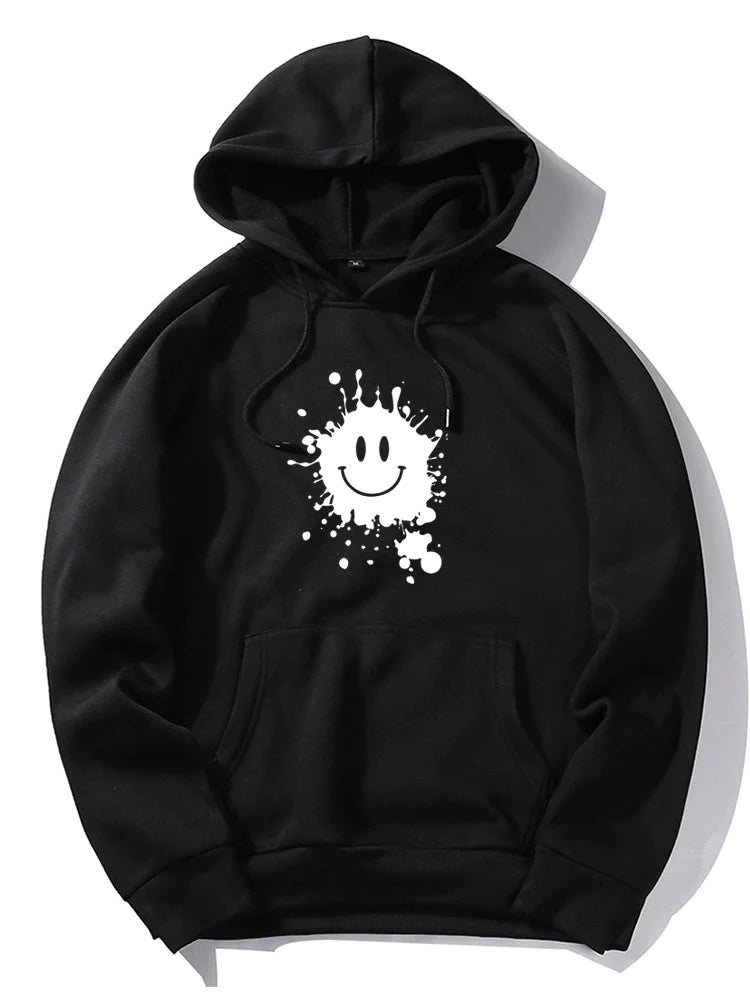 Mud Splash Smiley Hoodie-Vacay Outfit
