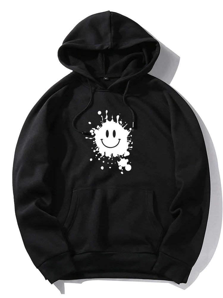Mud Splash Smiley Hoodie-Vacay Outfit