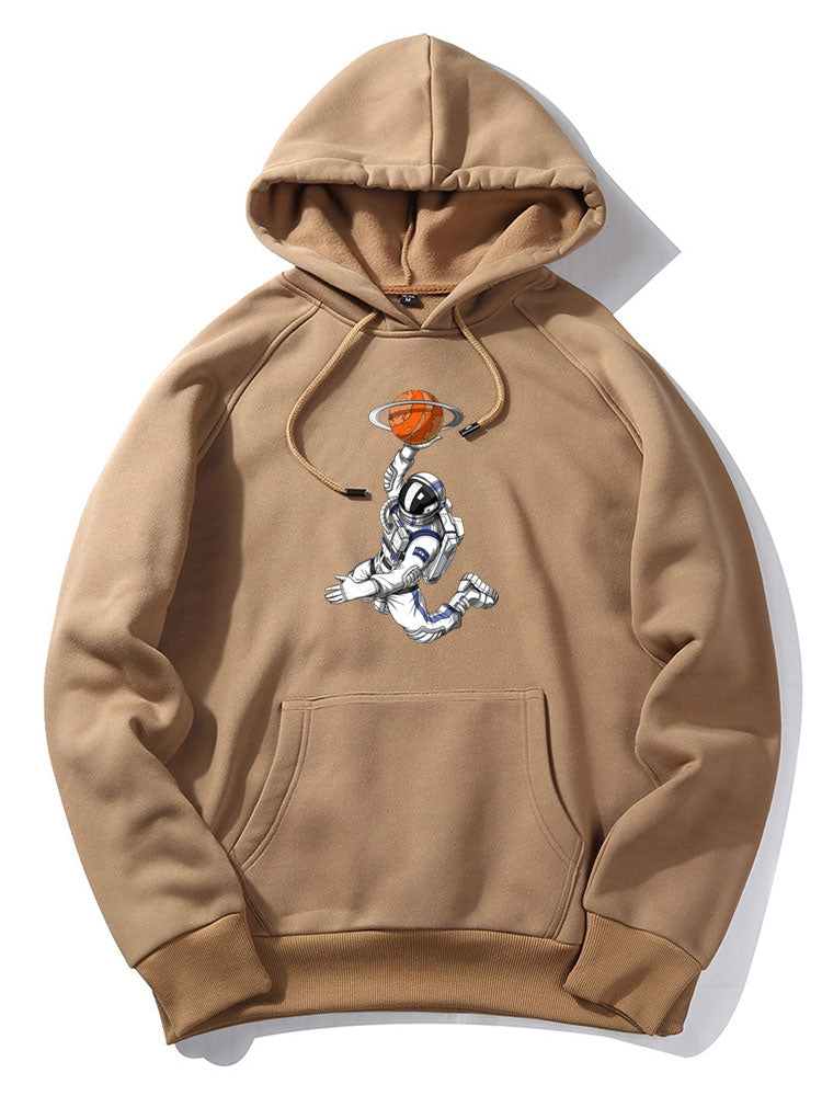 Astronaut Print Hoodie-Vacay Outfit