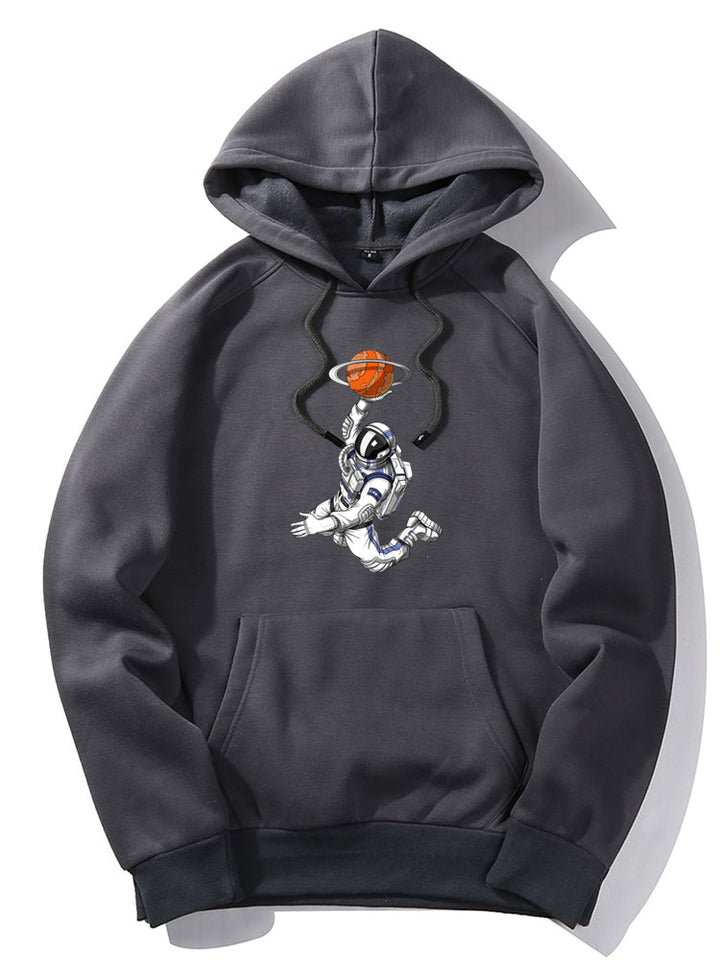 Astronaut Print Hoodie-Vacay Outfit
