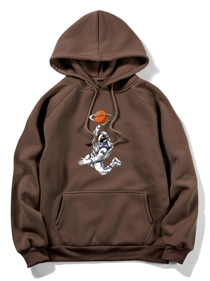 Astronaut Print Hoodie-Vacay Outfit