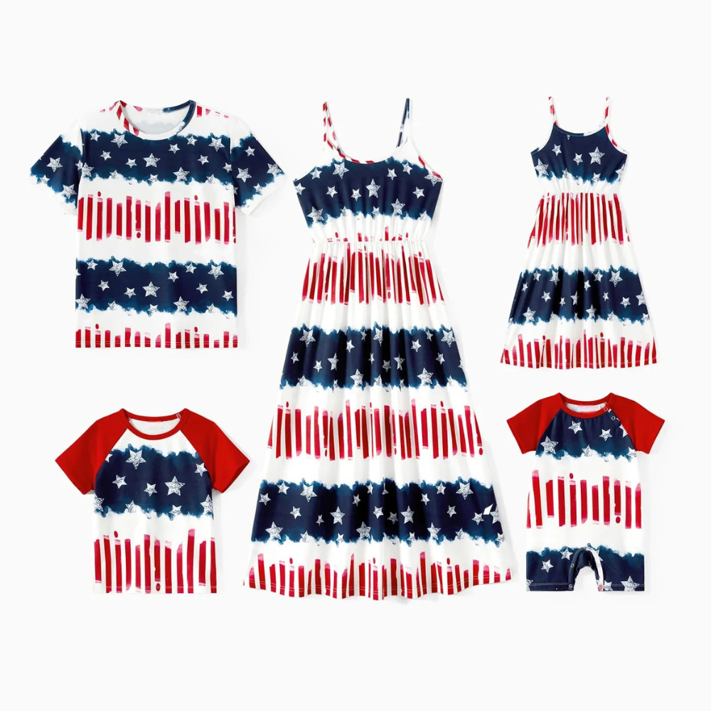 Independence Day Family Matching Set-Vacay Outfit