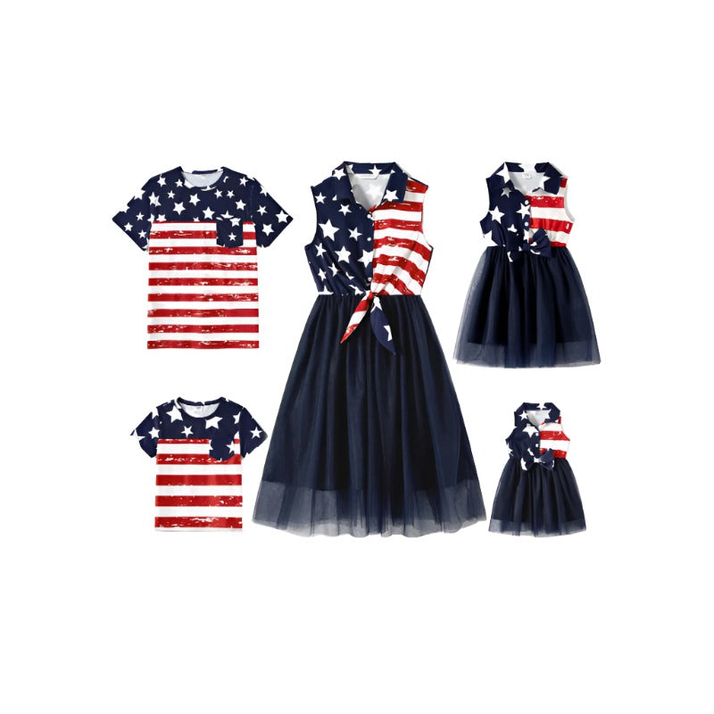 Independence Day Themed Family Matching Set-Vacay Outfit