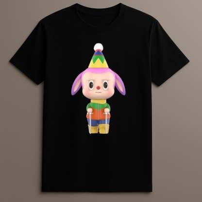 Labubu woodland creature camping tee

