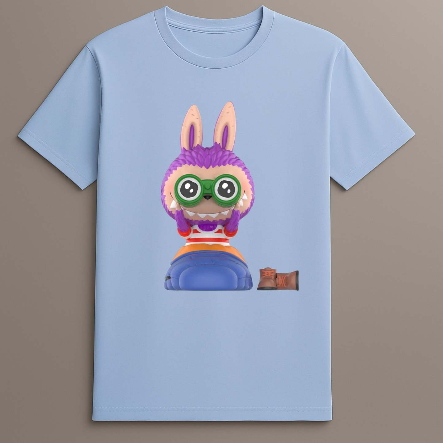 Cute monster camping series tee

