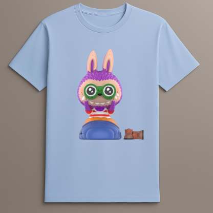 Cute monster camping series tee

