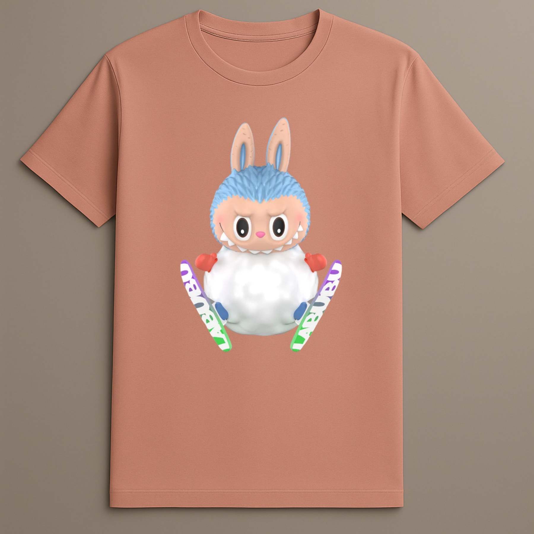 Labubu toy character ski shirt

