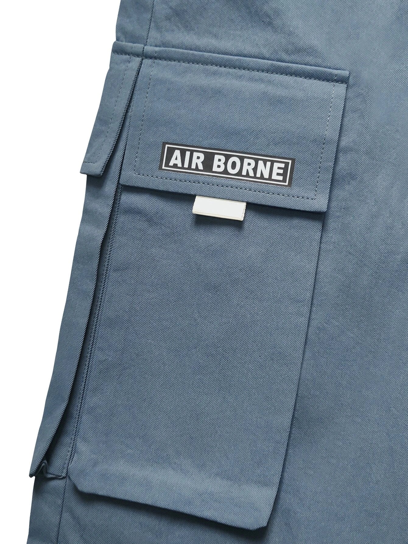 Letter Graphic Flap Pocket Cargo Pants-Vacay Outfit