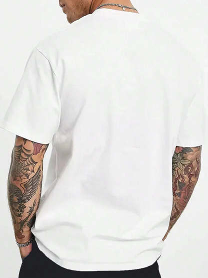 Graphic Letter Print T Shirt-Vacay Outfit