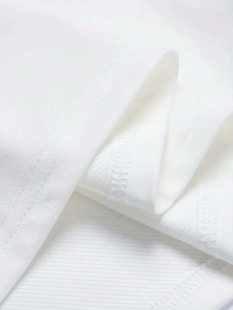 Graphic Letter Print T Shirt-Vacay Outfit