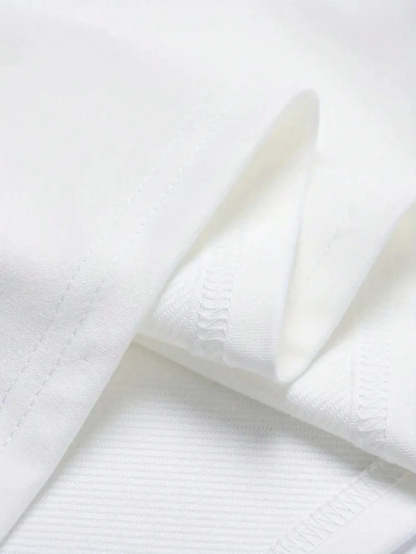 Graphic Letter Print T Shirt-Vacay Outfit