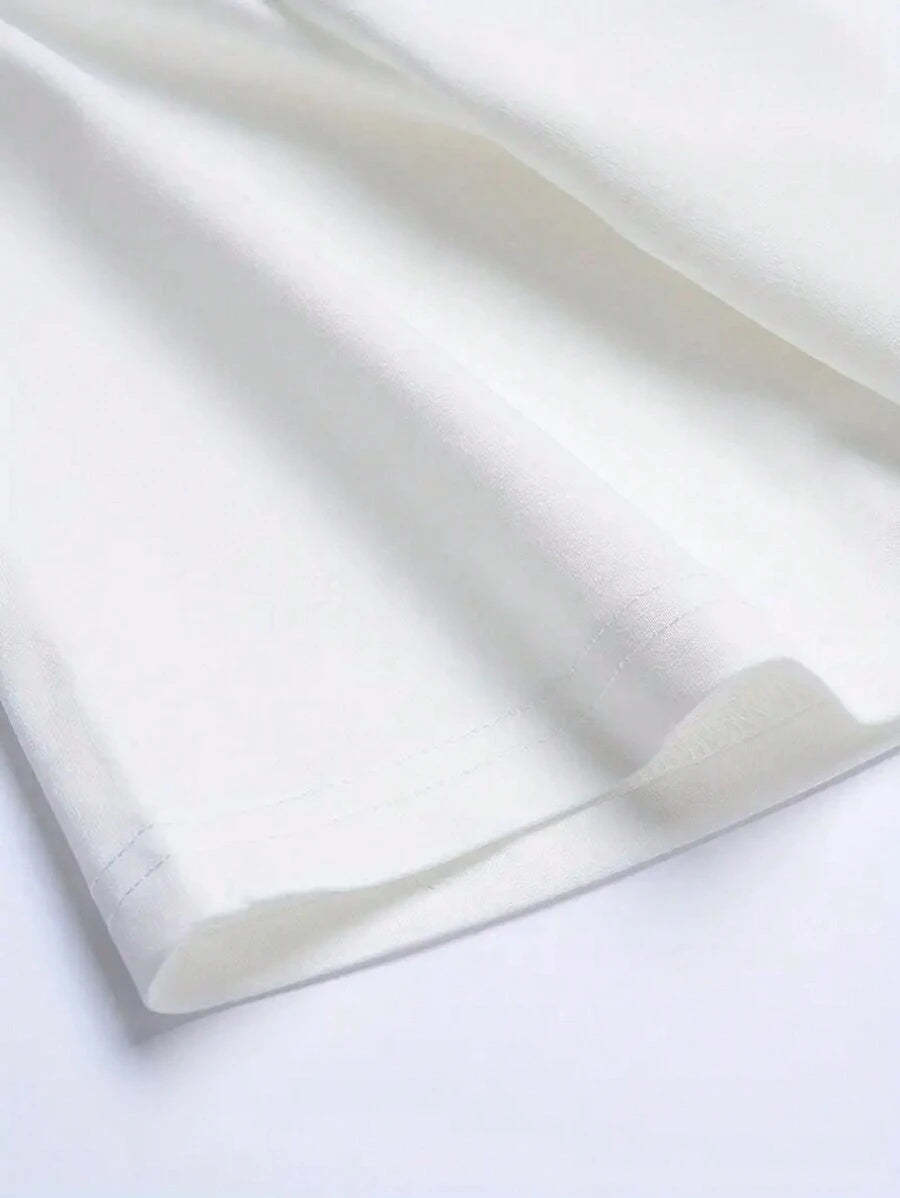 Graphic Letter Print T Shirt-Vacay Outfit