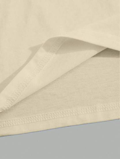 Graphic Letter Print T Shirt-Vacay Outfit