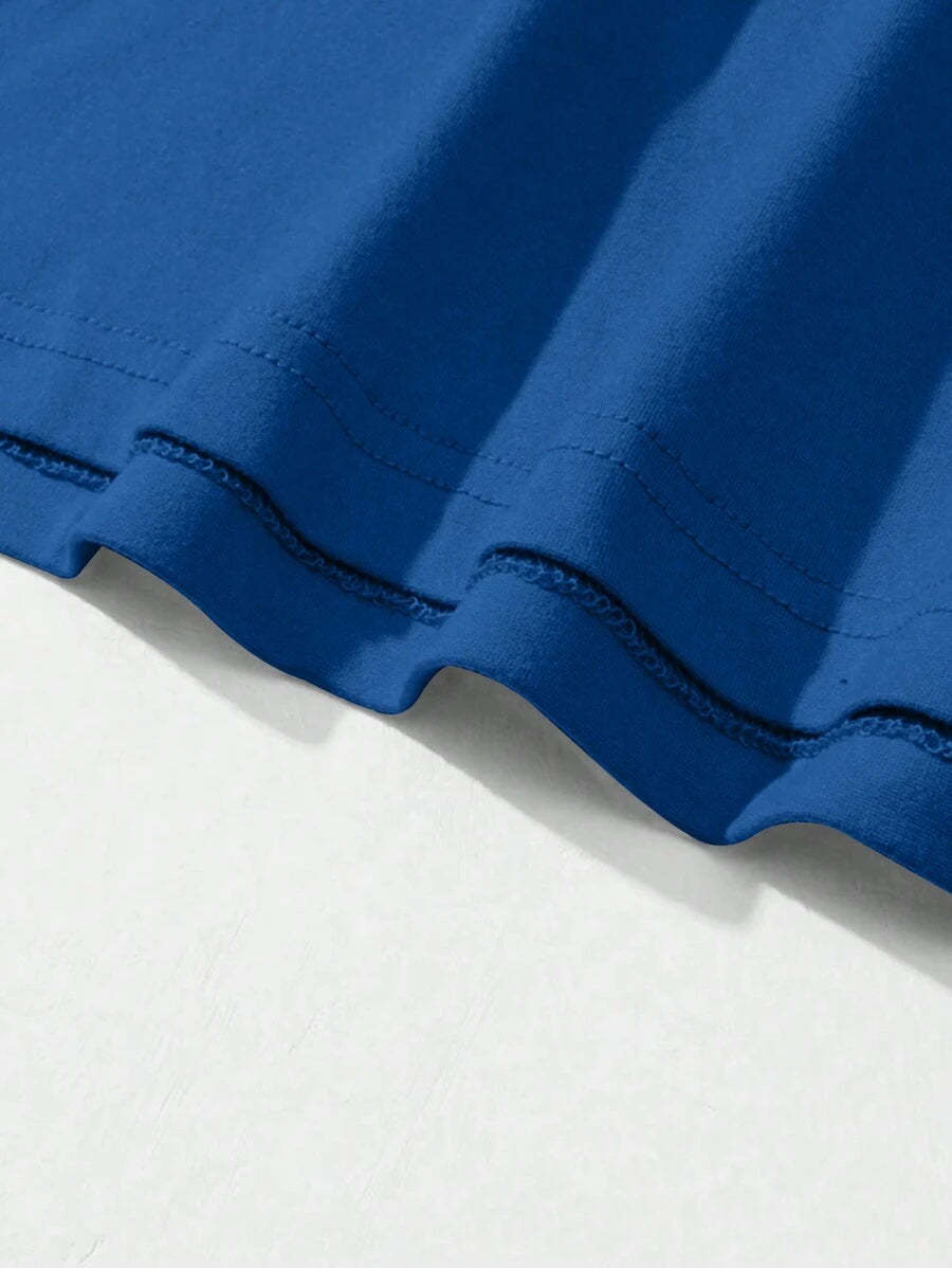 Graphic Letter Print T Shirt-Vacay Outfit