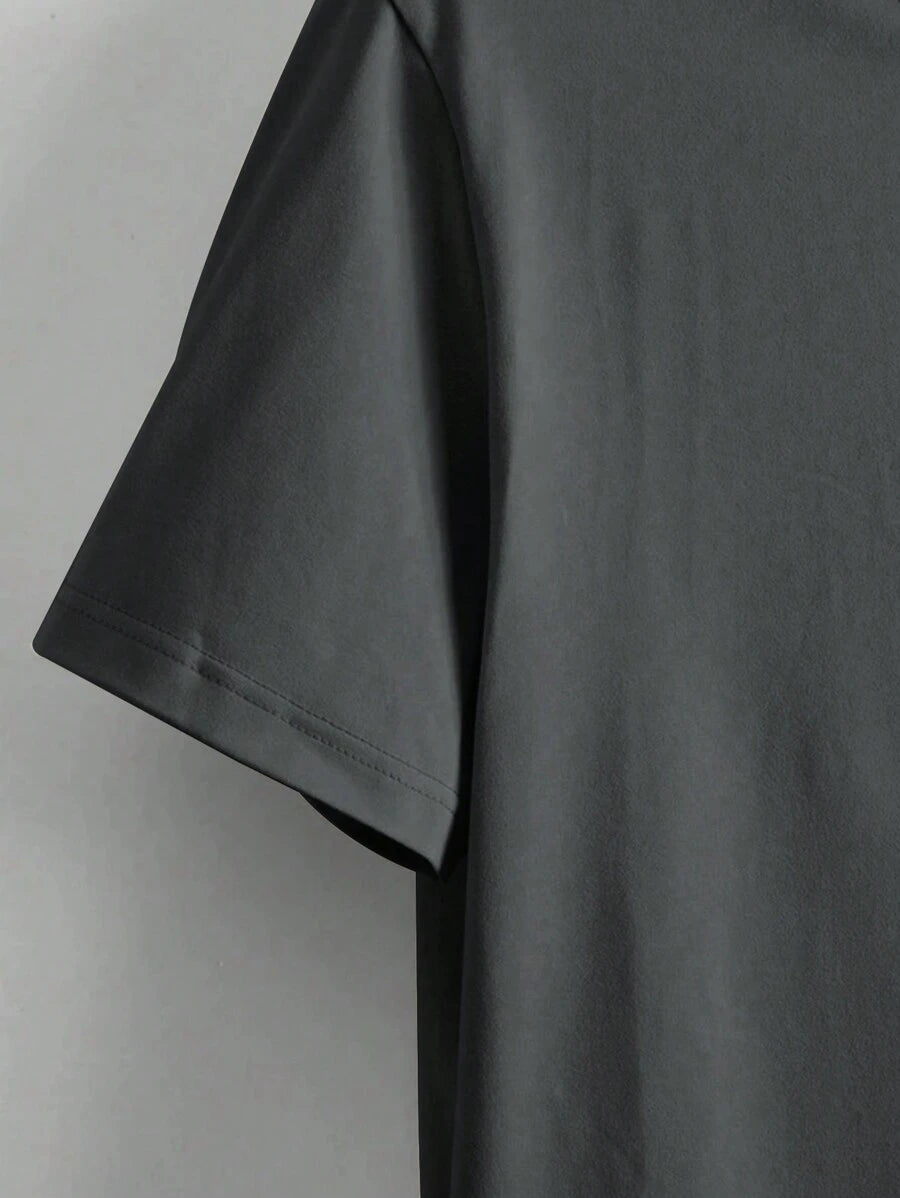 Graphic Letter Print T Shirt-Vacay Outfit