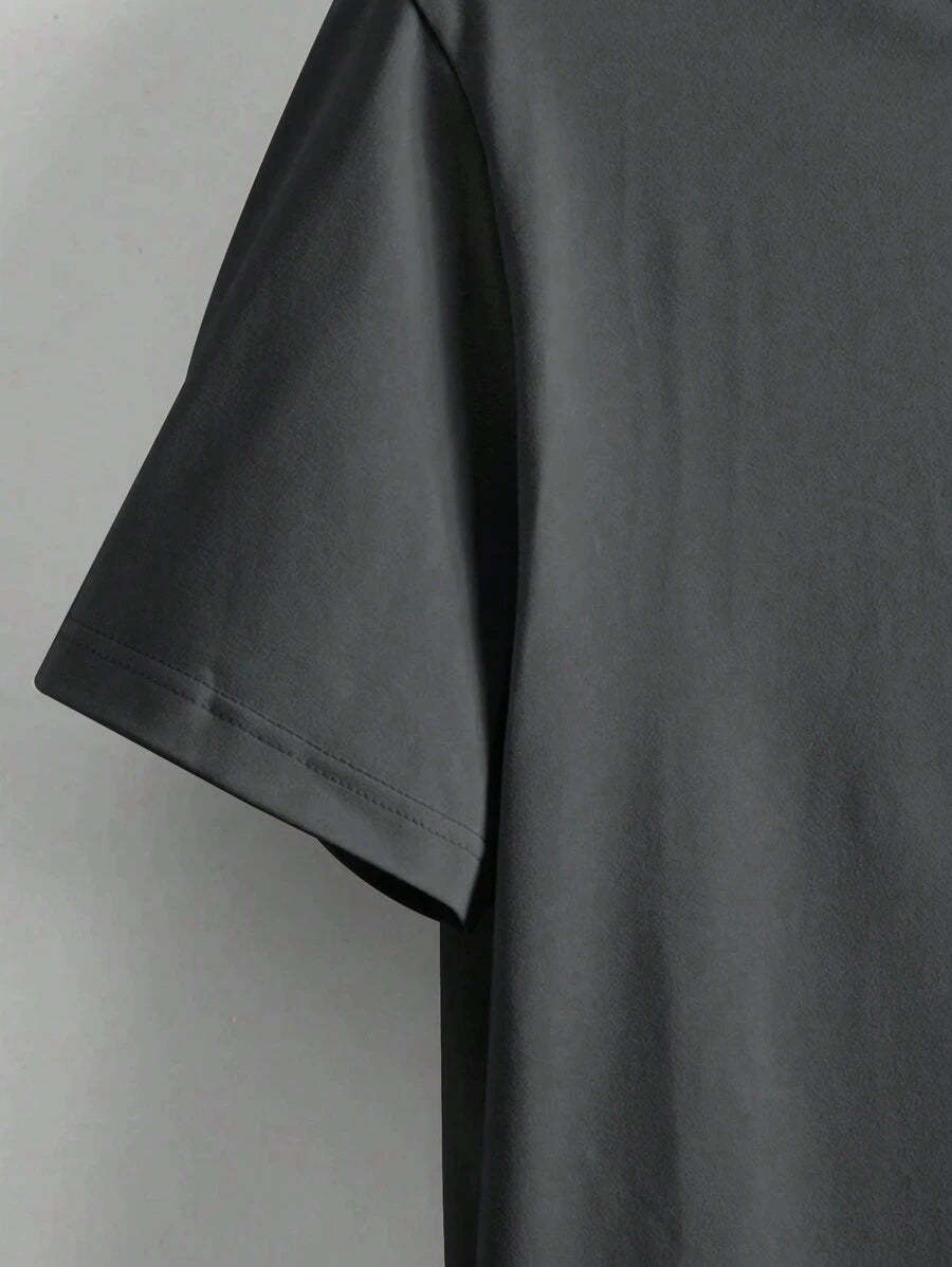 Graphic Letter Print T Shirt-Vacay Outfit