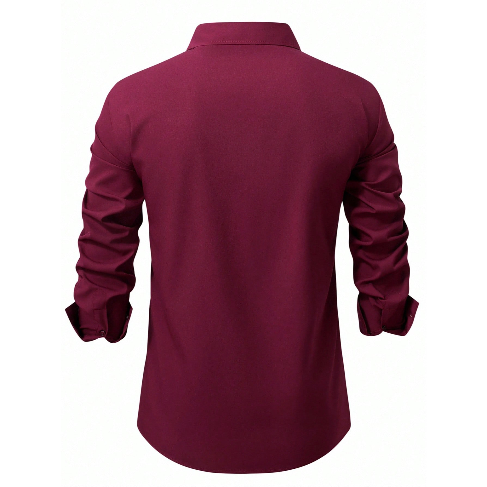 Long Sleeve Casual Shirt With Button Front For Men