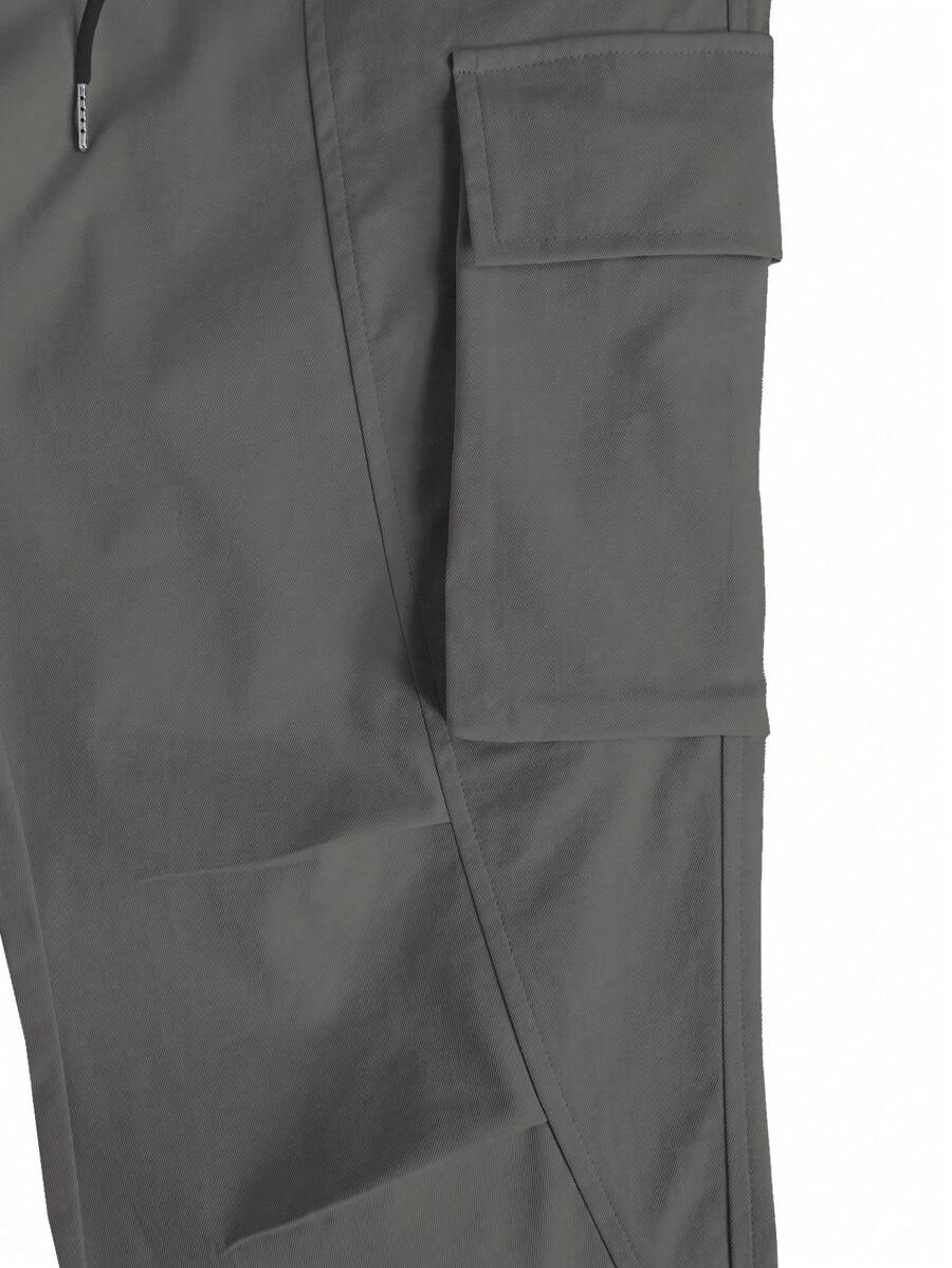 Loose Fit Cargo Pant With Flap Pockets-Vacay Outfit
