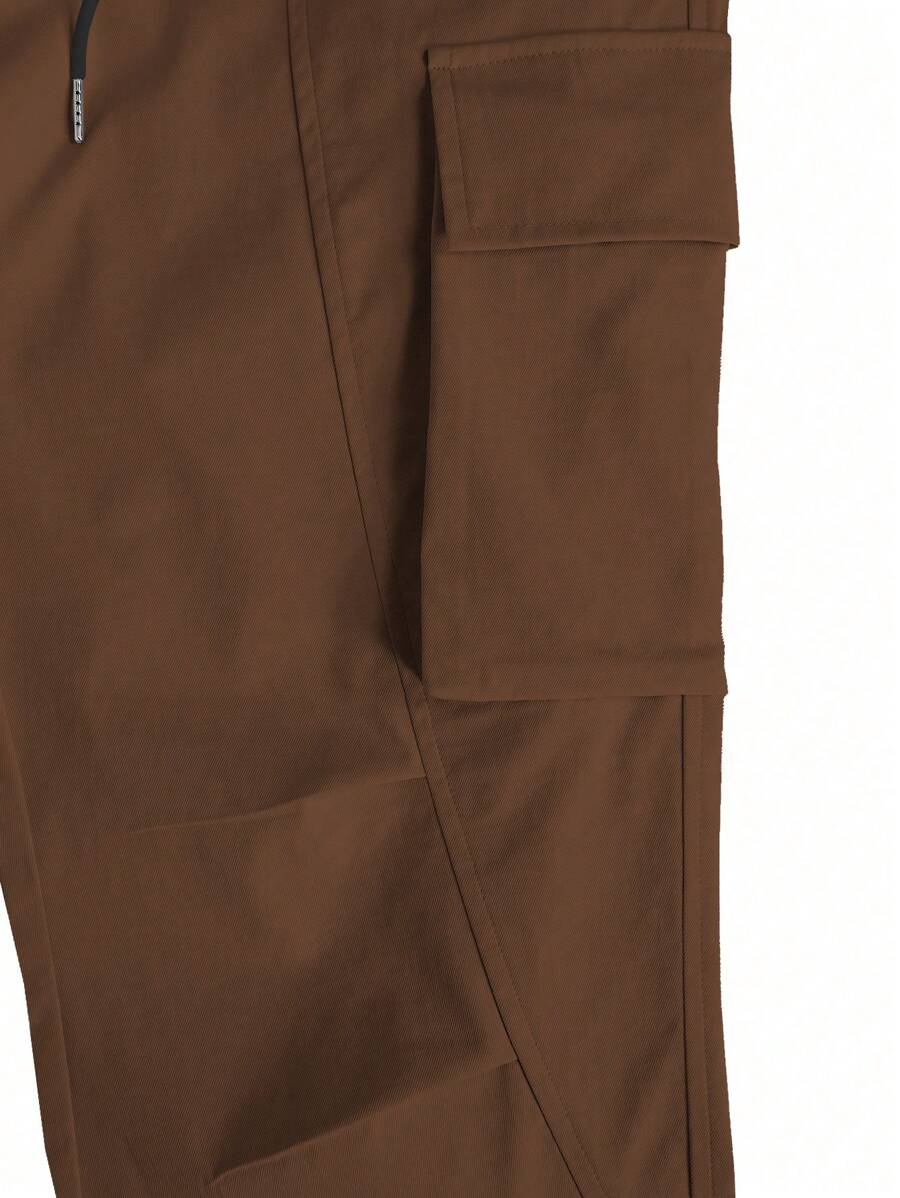 Loose Fit Cargo Pant With Flap Pockets-Vacay Outfit