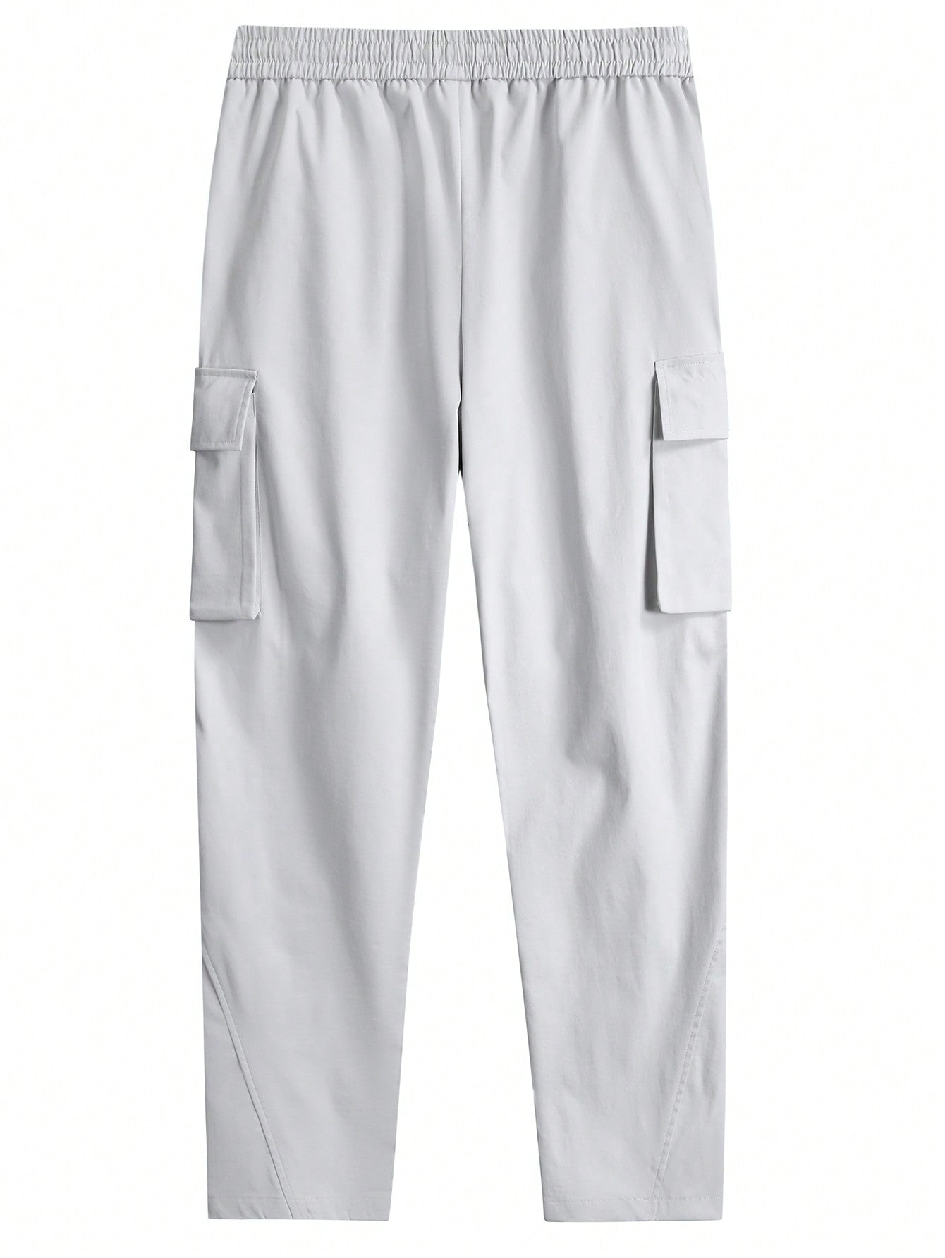 Loose Fit Cargo Pants With Flap Pockets-Vacay Outfit