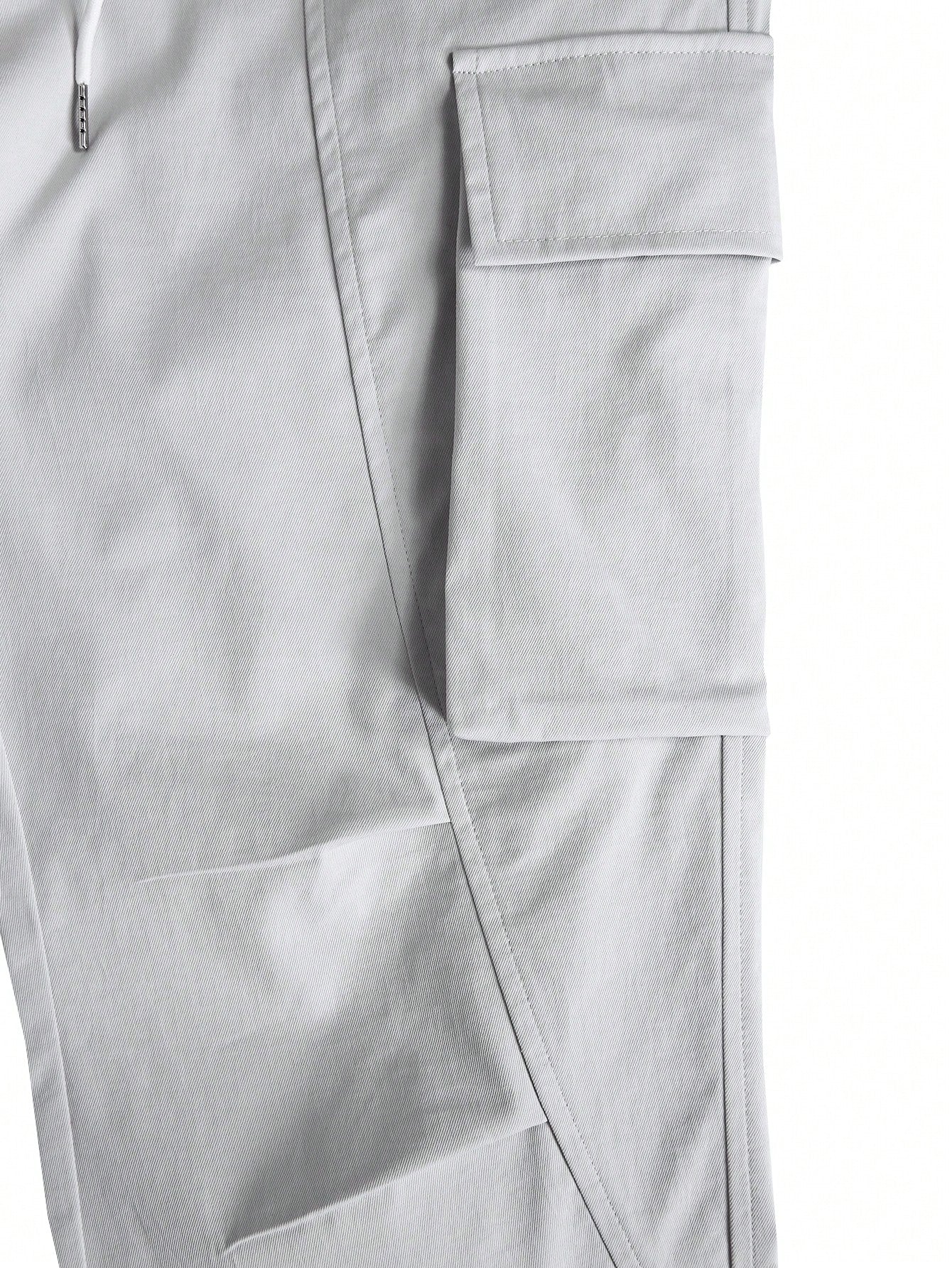 Loose Fit Cargo Pants With Flap Pockets-Vacay Outfit