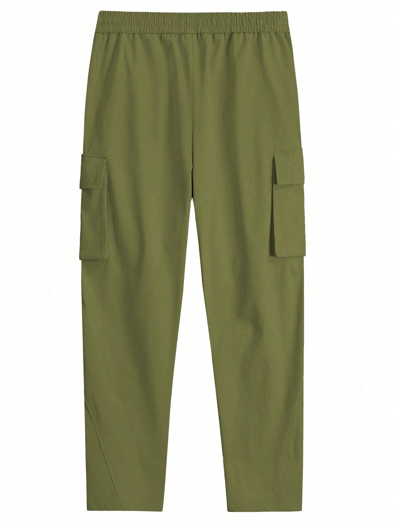 Loose Fit Cargo Pants With Flap Pockets-Vacay Outfit