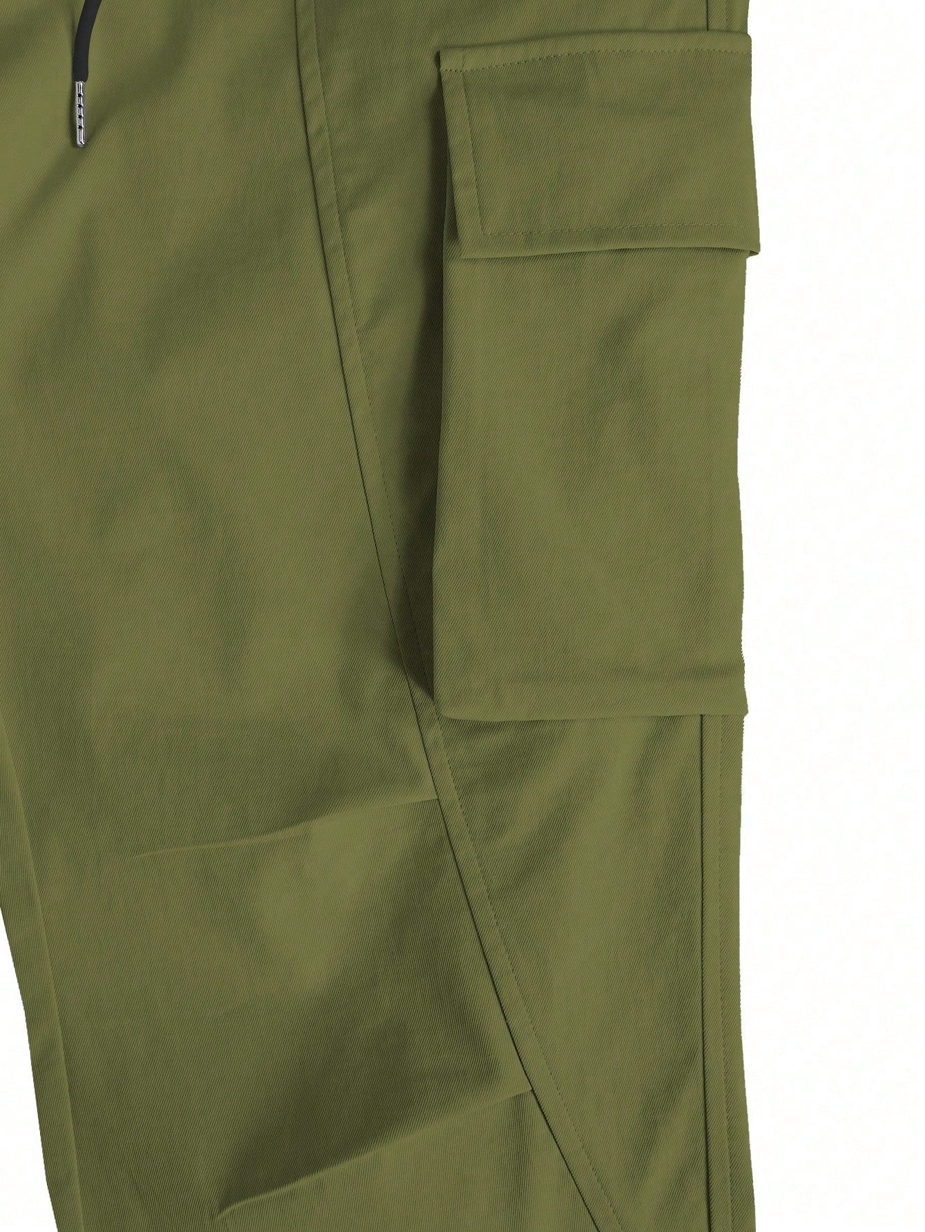 Loose Fit Cargo Pants With Flap Pockets-Vacay Outfit