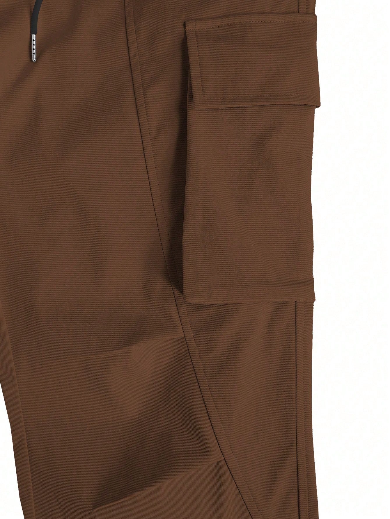 Loose Fit Cargo Pants With Flap Pockets-Vacay Outfit