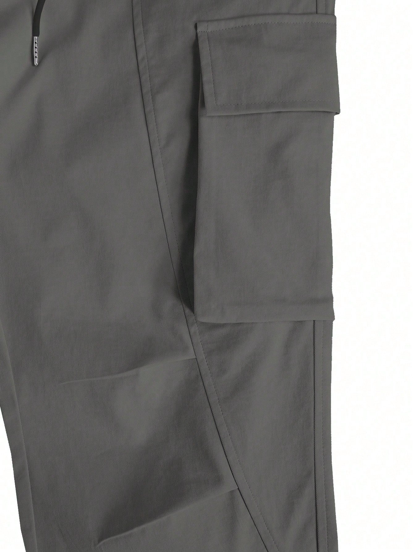 Loose Fit Cargo Pants With Flap Pockets-Vacay Outfit
