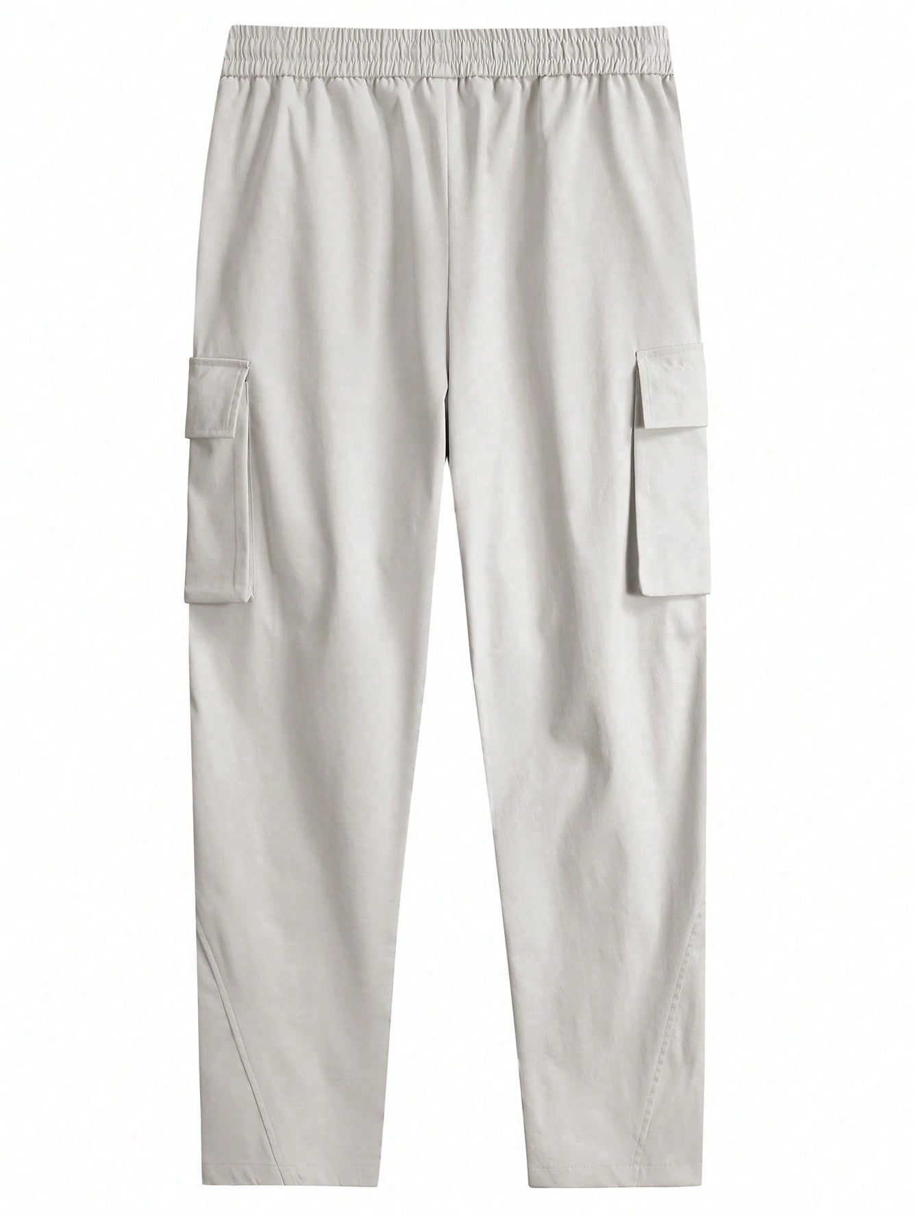 Loose Fit Cargo Pants With Flap Pockets-Vacay Outfit